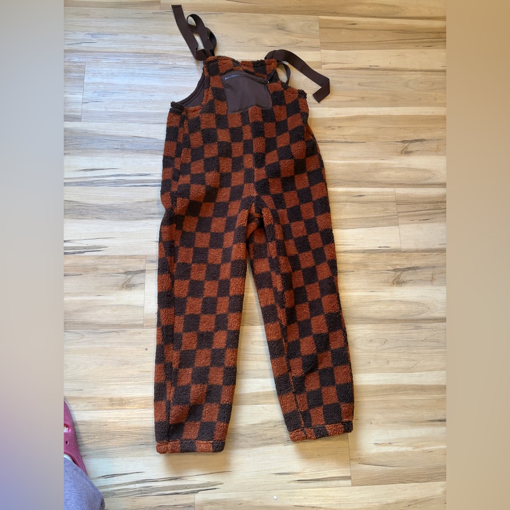 Lucy & Yak fleece dungarees